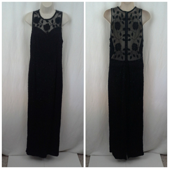 Brilliante by J.A. Dresses & Skirts - *HP* Brilliante by J.A. dress M Black Silk Beaded
